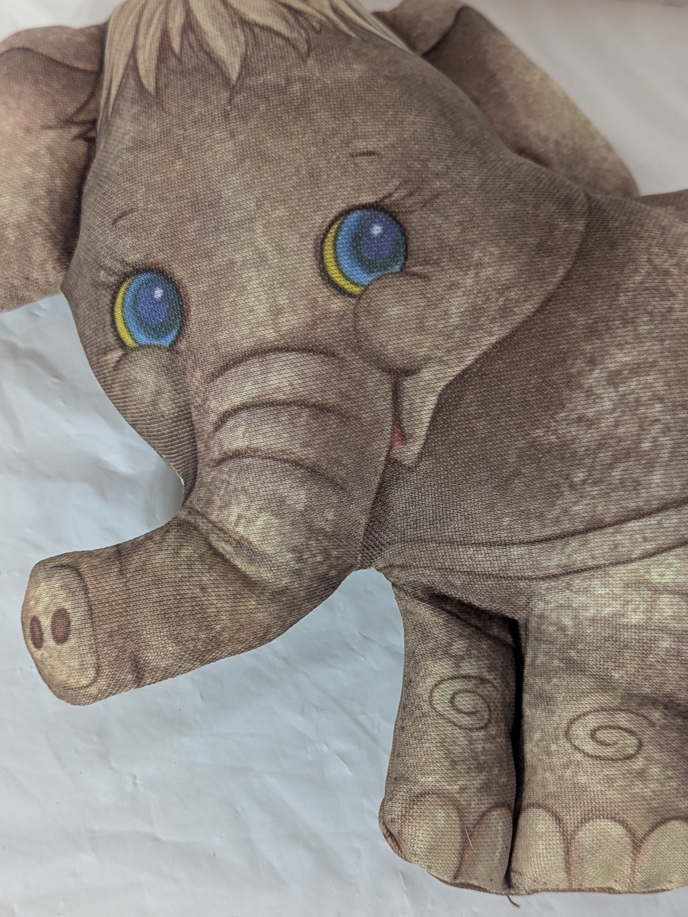 Whimsical Handmade Brown Elephant Plush